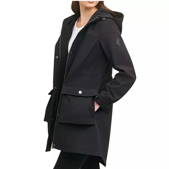 DKNY Ladies Water Resistant Parka - Picture 3 of 13